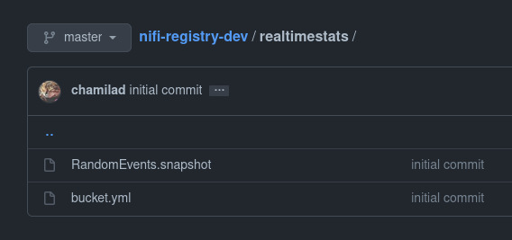 Dev Registry Git Repository