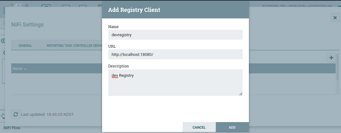 Creating Registry Client